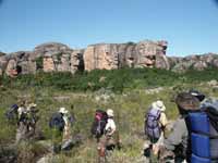 Looking back toward the origin of Waterfall Creek
