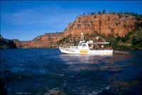 Our boat on the Berkeley