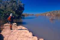 Photo time, lower Drysdale River
