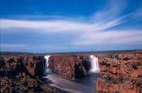 King George Falls by moonlight