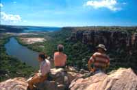 Looking our to sea from unnamed falls