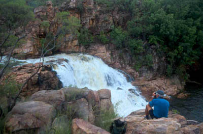 Upper Edith Falls close up