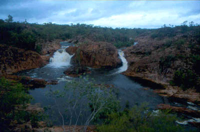 Upper Edith Falls from a distance