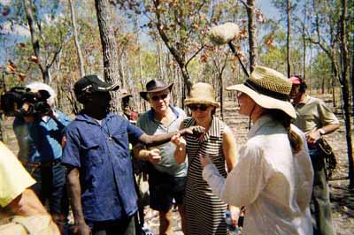 Sampling bush tucker