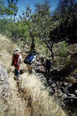 Descent near Katherine Gorge