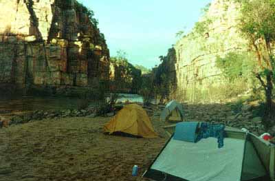 Katherine Gorge campsite