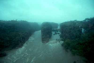 Katherine Gorge in flood near Smitts Rock