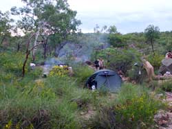 Crystal camp site