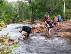 Crossing Crystal Creek