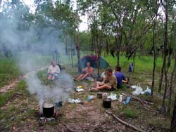 Edith River, final camp site