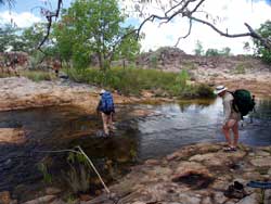 Crossing the Edith River