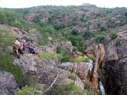 Waterfall view stop