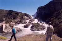 Waterfall near Puerto Ibañez