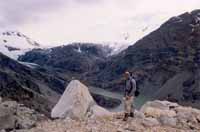 Russell Willis above Lago Elctrico