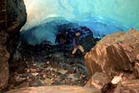 Ice cave from a distance, photo B Smith
