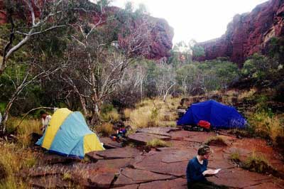 Wittenoom Gorge campsite, photo R Willis