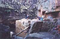 Another view of rock ledge camp site, J Bodegraven