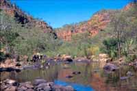 Junction of main river and Return Creek, R Baillie
