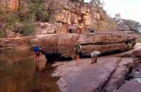 Crossing the creek