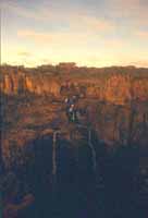 Sunset at Twin Falls