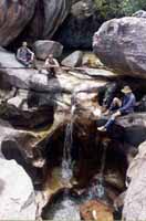 Waterfall Creek at the entrance to the cave