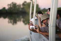 Getting the shot, photo P Benjafield
