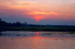 Yellow Waters sunset