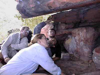 Group at art site, photo E Gold
