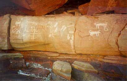 Kalamina petroglyphs